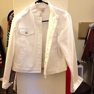 White denim jacket medium